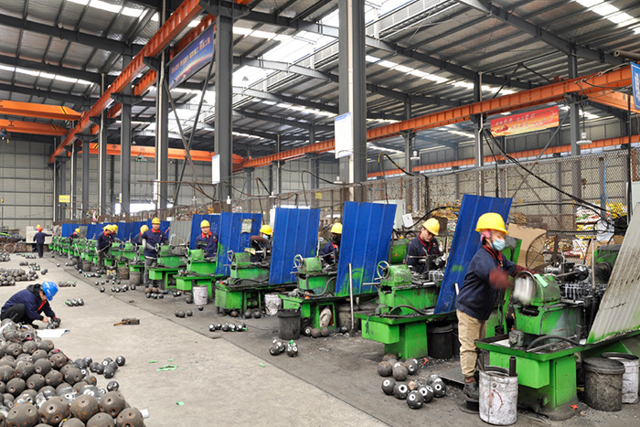 永安网架锥头车间